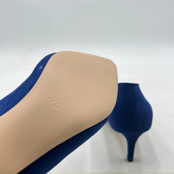 YDN Royal Blue Kitten Heels - Picture 6 of 8